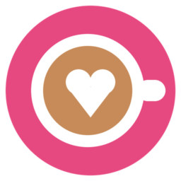 Download Pink Latte Art Cup Favicon